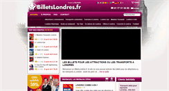 Desktop Screenshot of billetslondres.fr